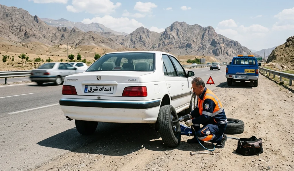 انواع خدمات امداد خودرو
