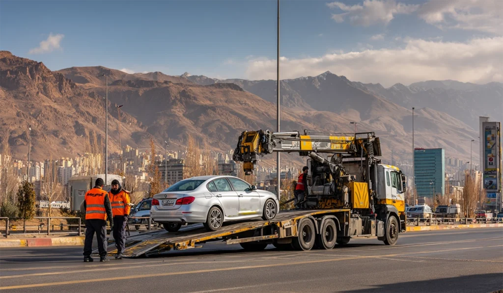کفی خودروبر و جرثقیل